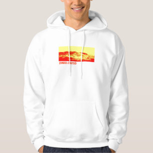 Moletom Com Capuz Hoodie branco da montanha do montículo sul