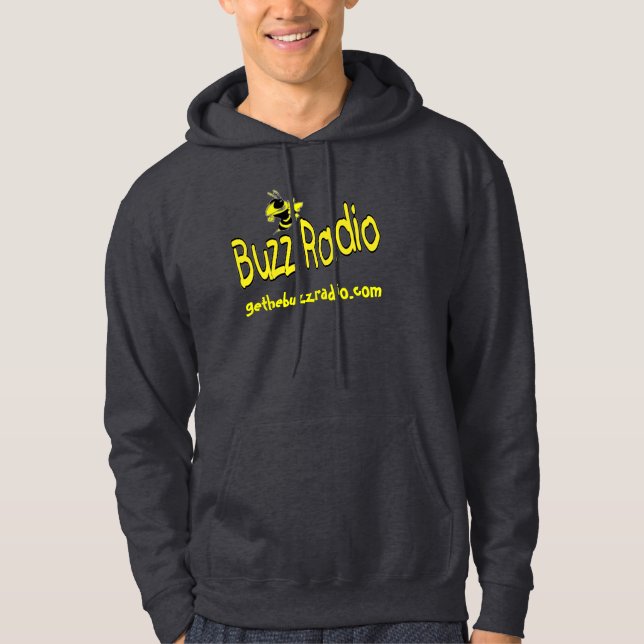 Moletom Com Capuz Hoodie cinzento escuro (Frente)