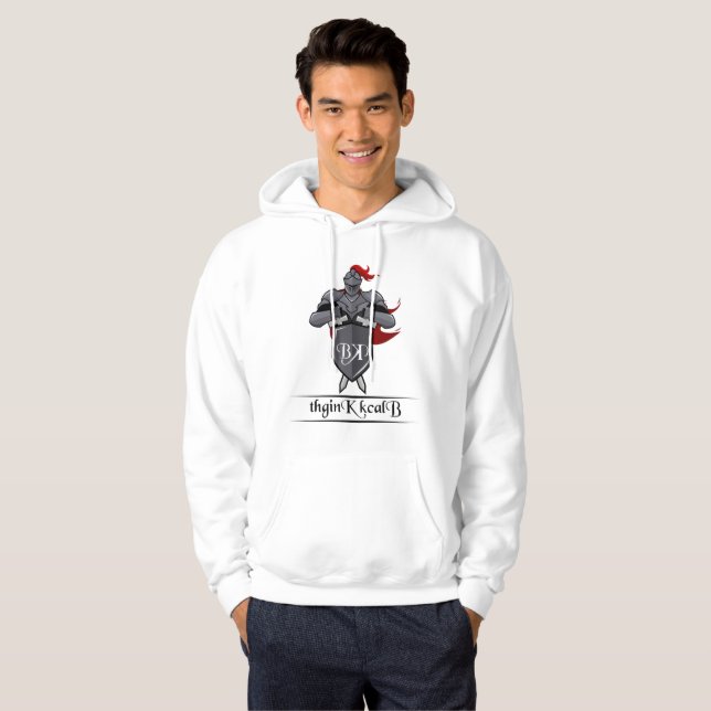 Moletom Com Capuz Hoodie com logotipo (Frente Completa)