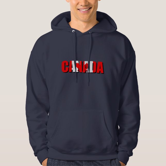 Moletom Com Capuz Hoodie com logotipo de Canadá (Frente)
