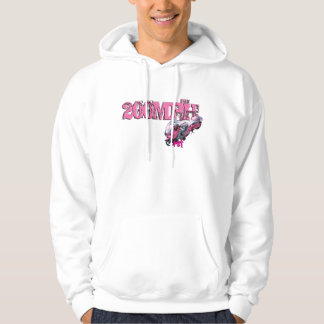 Moletom Com Capuz Hoodie cor-de-rosa da rua de 200 MPH Hayabusa pro