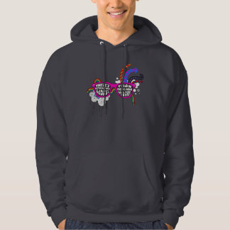 Moletom Com Capuz Hoodie cor-de-rosa dos óculos de sol