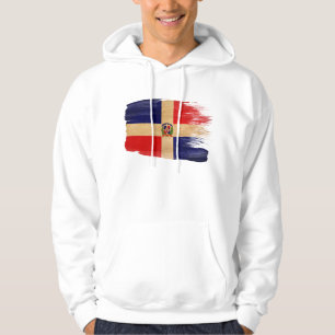 Moletom Com Capuz Hoodie da bandeira da República Dominicana