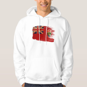 Moletom Com Capuz Hoodie da bandeira de Manitoba