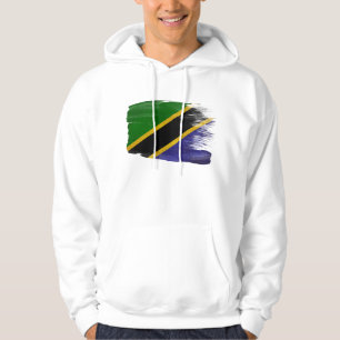Moletom Com Capuz Hoodie da bandeira de Tanzânia