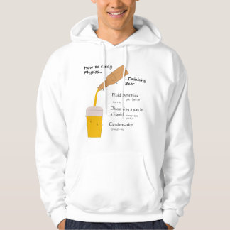 Moletom Com Capuz Hoodie da cerveja e da física