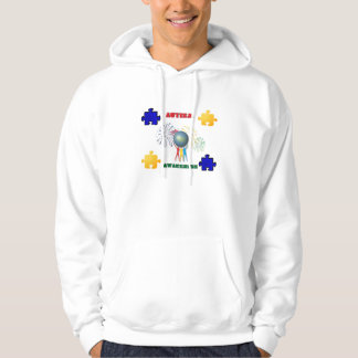 Moletom Com Capuz Hoodie da consciência do autismo