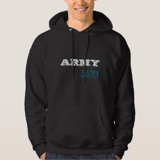 Moletom Com Capuz Hoodie da irmã do exército