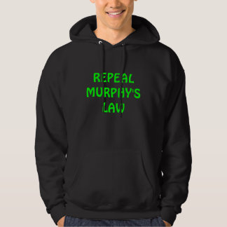 Moletom Com Capuz Hoodie da lei de Murphy da revogação