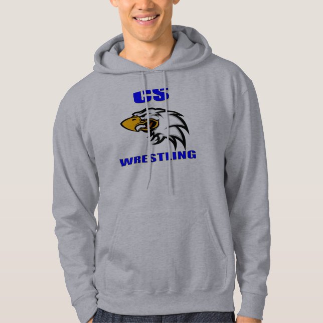Moletom Com Capuz Hoodie da luta de Carl Sandburg Eagles (Frente)