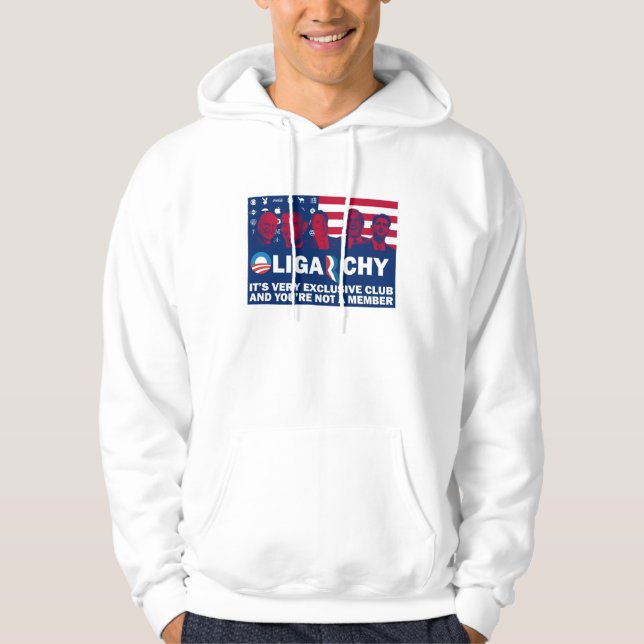 Moletom Com Capuz Hoodie da oligarquia (Frente)