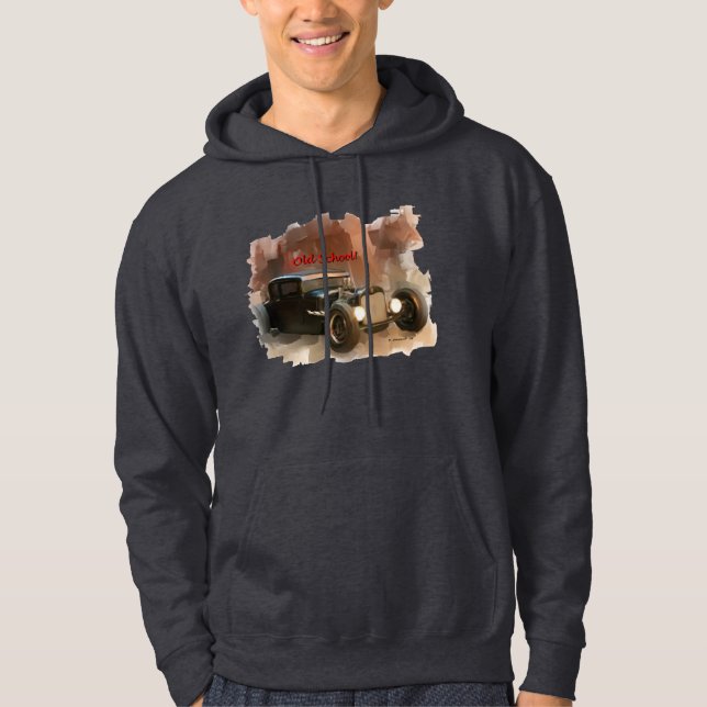 Moletom Com Capuz Hoodie da velha escola (Frente)