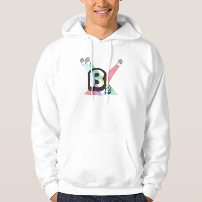 Moletom Com Capuz Hoodie de B (esquadrado) (Frente)