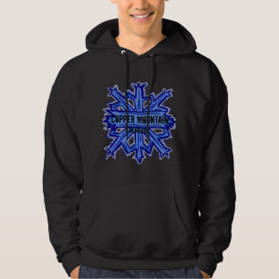 Moletom Com Capuz Hoodie de cobre da obscuridade do floco de neve de