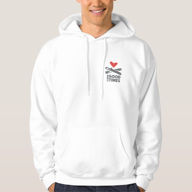 Moletom Com Capuz Hoodie de Goodtimes do acampamento (Frente)