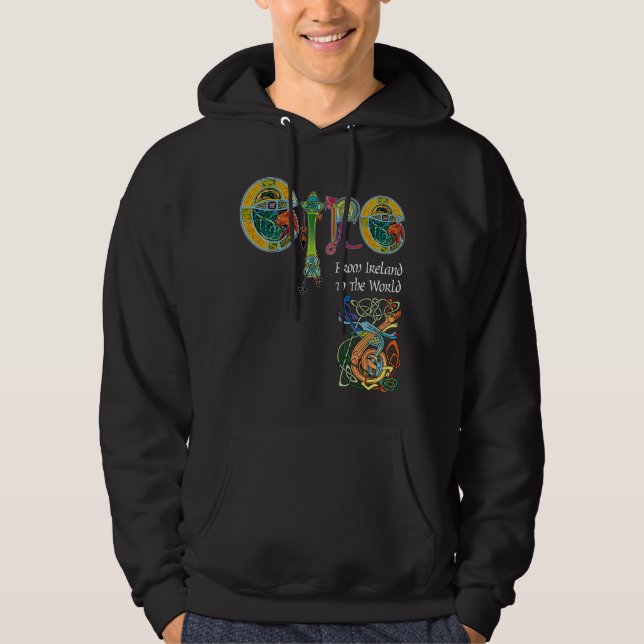 Moletom Com Capuz Hoodie de Ireland (Frente)