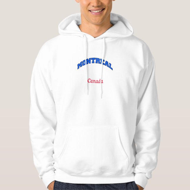 Moletom Com Capuz Hoodie de Montreal Canadá (Frente)
