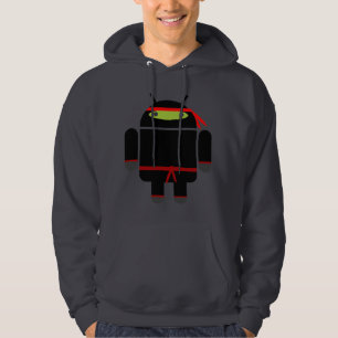 Moletom Com Capuz Hoodie de Ninja do Android