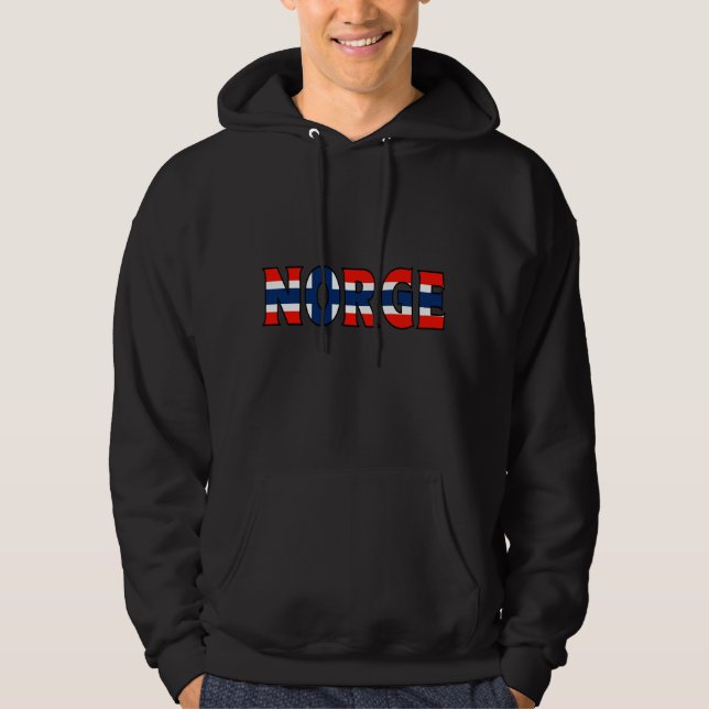 Moletom Com Capuz Hoodie de Noruega (Frente)