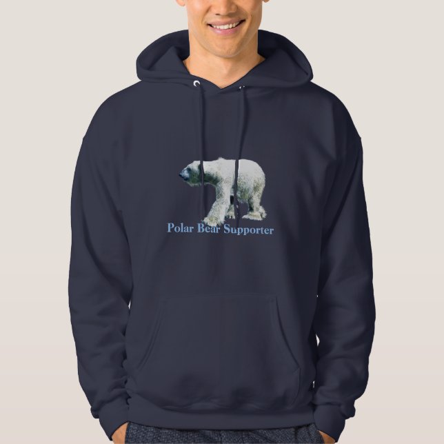 Moletom Com Capuz Hoodie de suporte da ARTE POLAR (Frente)