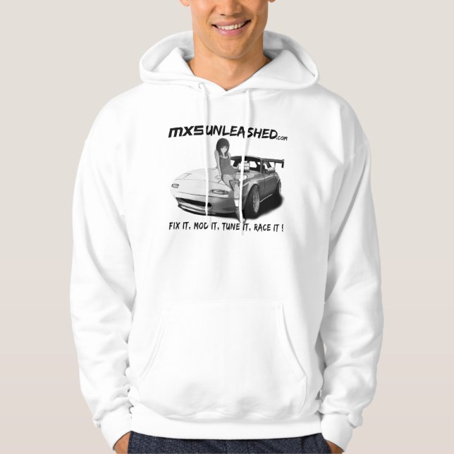 Moletom Com Capuz Hoodie desencadeado MX5 (Frente)