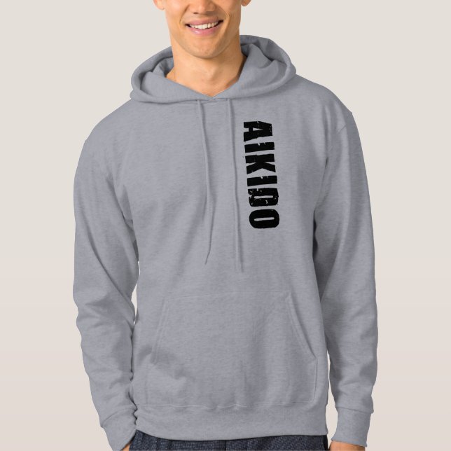 Moletom Com Capuz Hoodie do Aikido (Frente)