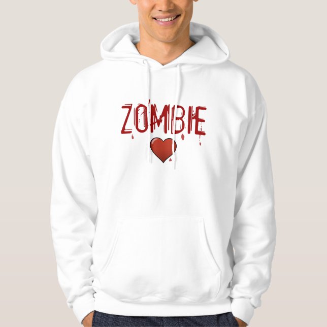 Moletom Com Capuz Hoodie do amor do zombi (Frente)