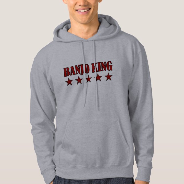 Moletom Com Capuz Hoodie do banjo do divertimento (Frente)