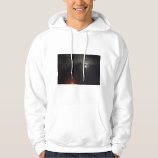 Moletom Com Capuz Hoodie do branco da coruja de noite