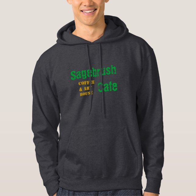 Moletom Com Capuz Hoodie do café do Sagebrush (Frente)