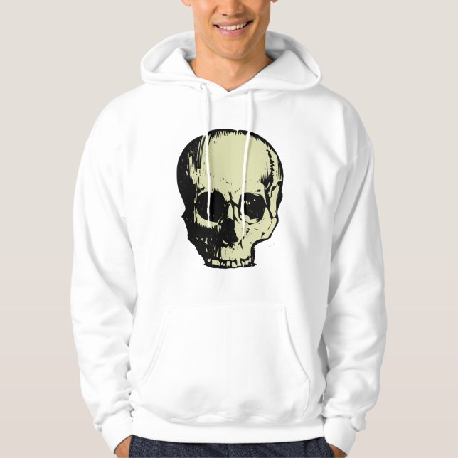 Moletom Com Capuz Hoodie do crânio (Frente)