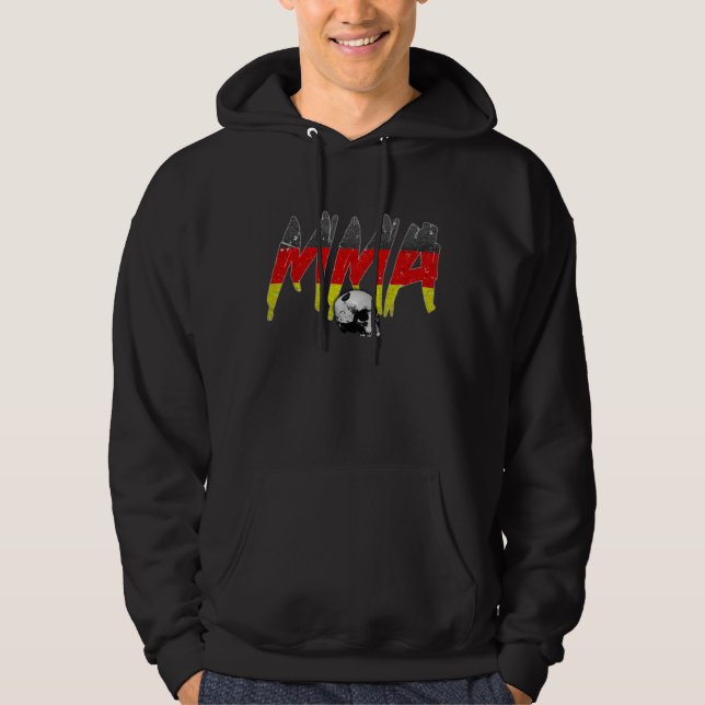 Moletom Com Capuz Hoodie do crânio do Muttahida Majlis-E-Amal de (Frente)