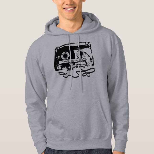 Moletom Com Capuz Hoodie do desenhista de SprayPaint da fita do (Frente)