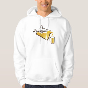 Moletom Com Capuz Hoodie do design da cerveja de Pouregon