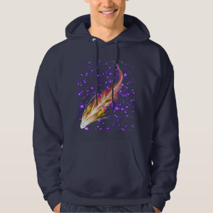 Moletom Com Capuz Hoodie do design de sistema solar com estrelas