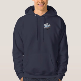 Moletom Com Capuz Hoodie do EMS do litoral (EMT-CARDIAC)