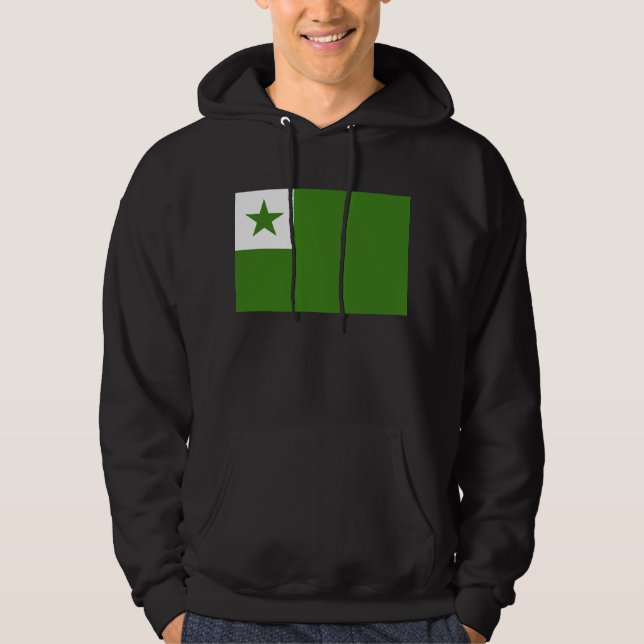 Moletom Com Capuz Hoodie do esperanto (Frente)