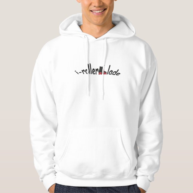 Moletom Com Capuz Hoodie do eu-rollerblade - personalizado (Frente)