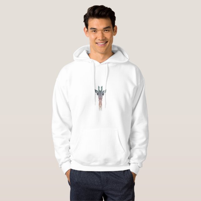 Moletom Com Capuz Hoodie do girafa (Frente Completa)