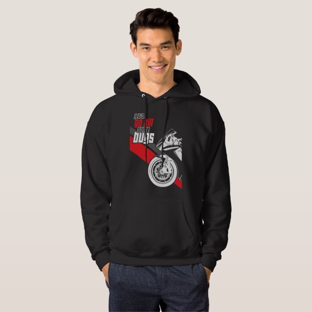 Moletom Com Capuz Hoodie do homem de Honda CBR - deixe-nos ir matar (Frente Completa)