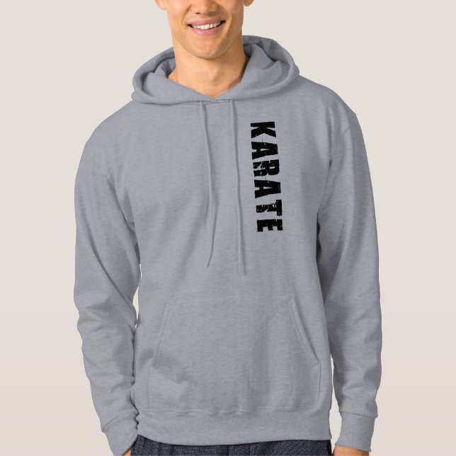Moletom Com Capuz Hoodie do karaté (Frente)