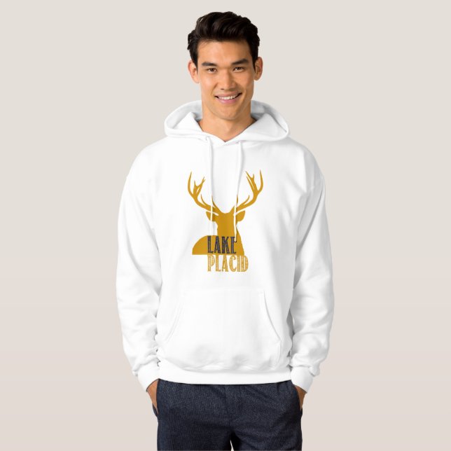 Moletom Com Capuz Hoodie do Lake Placid (Frente Completa)
