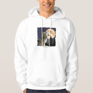 Moletom Com Capuz Hoodie do LOBO & da LUA do URRO com poema dos