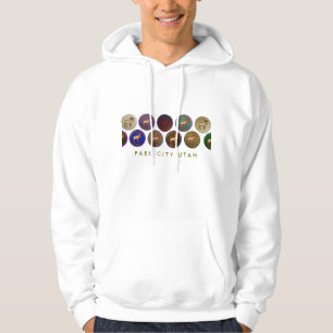 Moletom Com Capuz Hoodie do medalhão dos alces da lembrança de Par