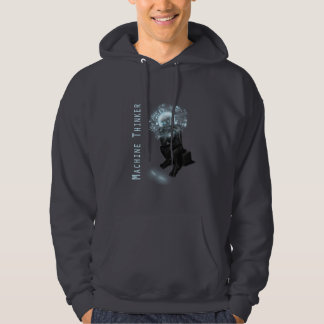 Moletom Com Capuz Hoodie do pensador da máquina