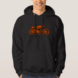 Moletom Com Capuz Hoodie do piloto do café - vermelho/laranja
