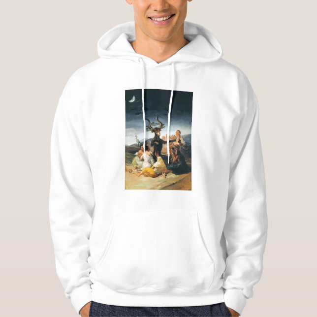 Moletom Com Capuz Hoodie do Sabat das bruxas de Goya (Frente)