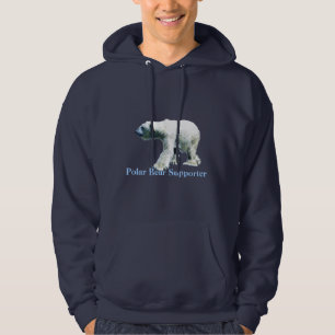 Moletom Com Capuz Hoodie do suporte do URSO POLAR