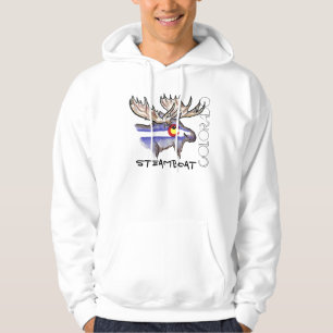 Moletom Com Capuz Hoodie dos alces de Steamboat Springs Colorado
