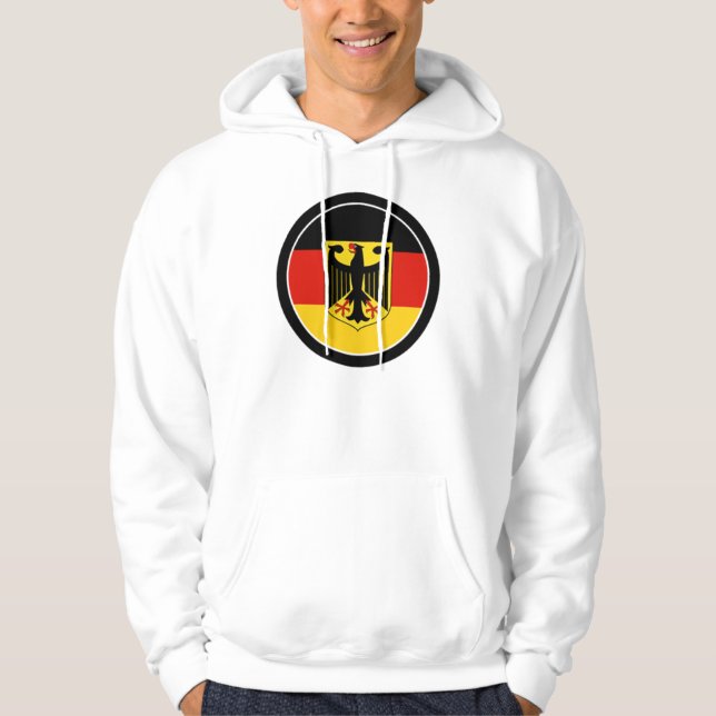 Moletom Com Capuz Hoodie dos alles do über da alemanha (Frente)